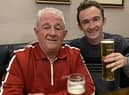 Barry Marsden with son Luke