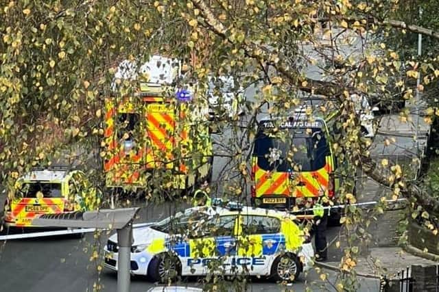 A large police and ambulance presence along with a cordon was set up after a concern for the welfare of a man in Atherton