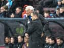 Shaun Maloney with assistant Graham Barrow at Burnley on Saturday