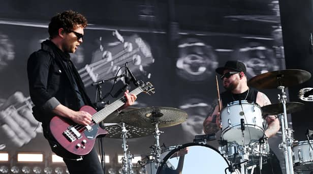 Rock duo Royal Blood performed a career-spanning set on Sunday.
