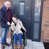 Resident Claire Markey with her father