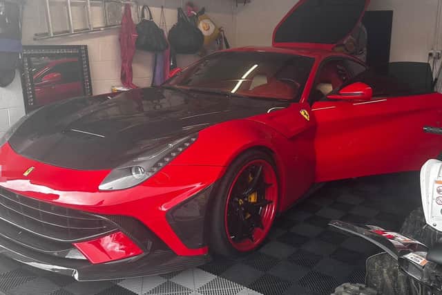 This F12 Berlinetta Ferrari has now been confiscated by police