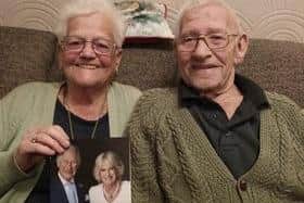 Betty and George celebrated their 65th wedding anniversary and received a letter off their second monarch