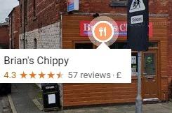 Brian's Chippy/ Rated: 4.3 on Google/
118 Ince Green Ln, Ince-in-Makerfield, Wigan WN2 2DG
