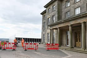 Renovation work started at Haigh Hall in late April