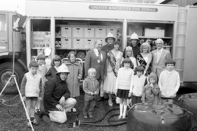 RETRO  - An open day at Wigan Fire Station in 1981