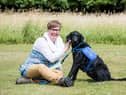 Andrea Jack with her assistance dog Ruby