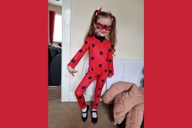 Five-year-old Evie-Robyn looked great on World Book Day!