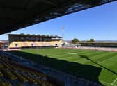 Wigan Warriors take on Catalans Dragons at the Stade Gilbert Brutus