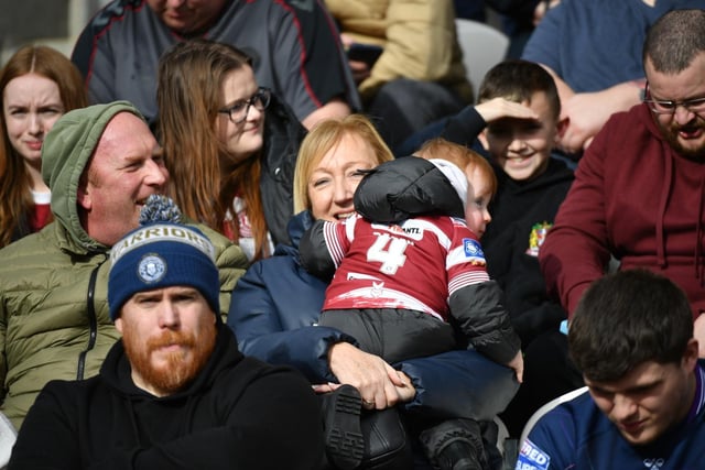 Wigan Warriors fans at Craven Park.