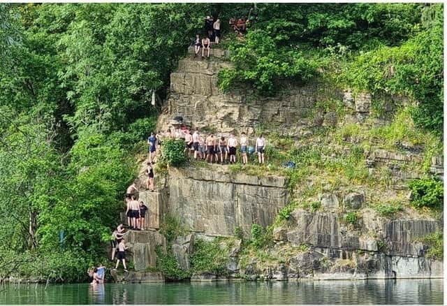 Young people dice with death at East Quarry in Appley Bridge
