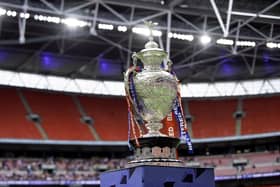 The Betfred Challenge Cup trophy