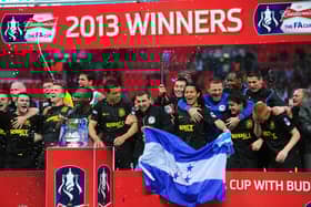Wigan Athletic beat Manchester City 1-0 in the 2013 FA Cup final (Photo by Mike Hewitt/Getty Images)
