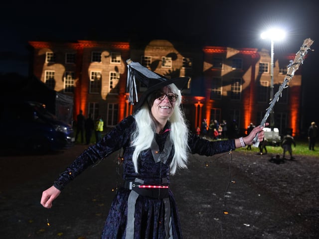 Haigh Hall provided an excellent backdrop for this witch
