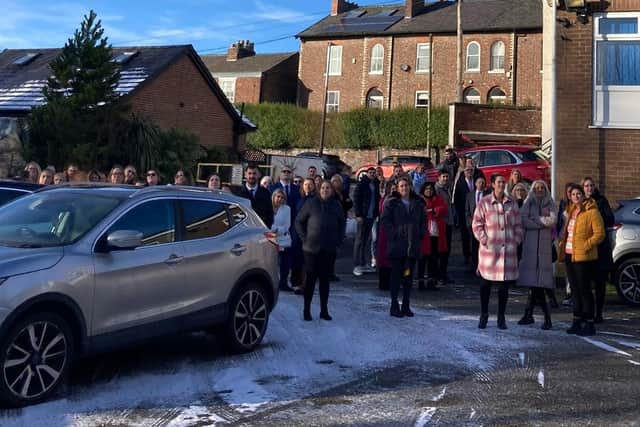 Mourners who attended Hailey's funeral