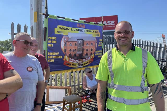 Paul Cater has been at the company for almost 18 years. Pemberton Park and Leisure Homes begin strike action with GMB Trades Union.