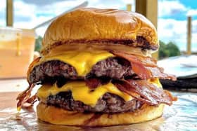 The double bacon cheeseburger at Ashton Town has been crowned as the best food in UK football.