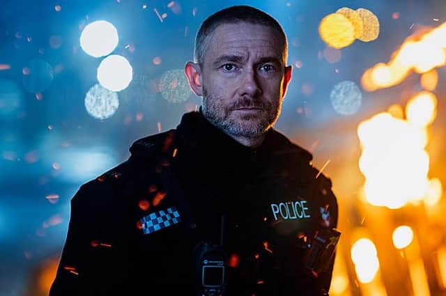 Martin Freeman starred as a police officer on the edge in the Liverpool-set BBC thriller The Responder