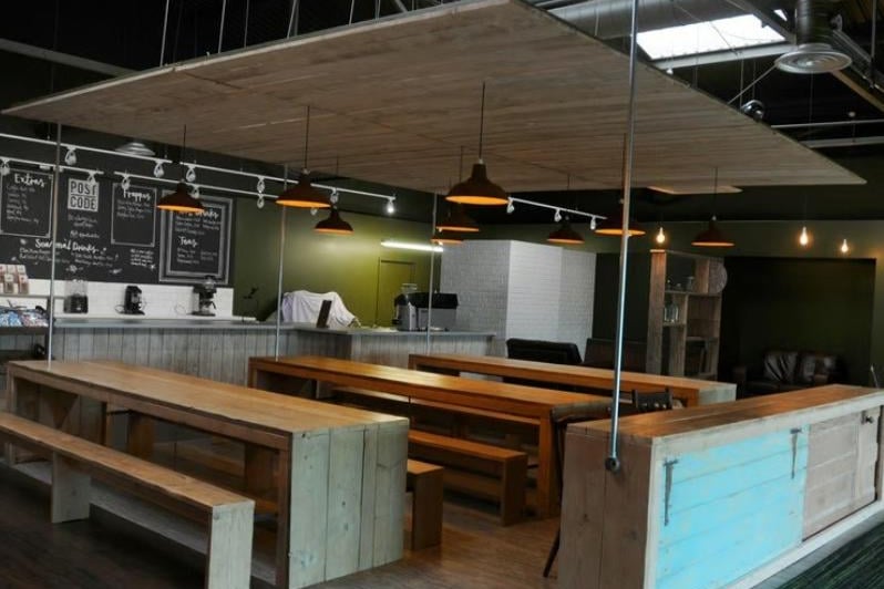 Postcode Coffee House at The Edge, Wigan, has a rating of 4.7 out of 5 from 179 Google reviews