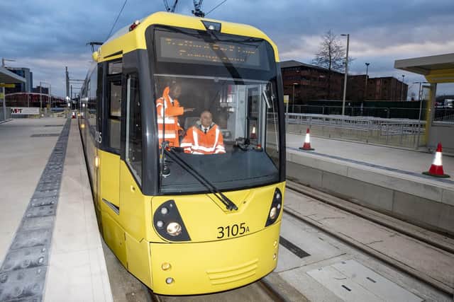 One of the development plan proposals is to bring Metrolink trams to the borough for the first time