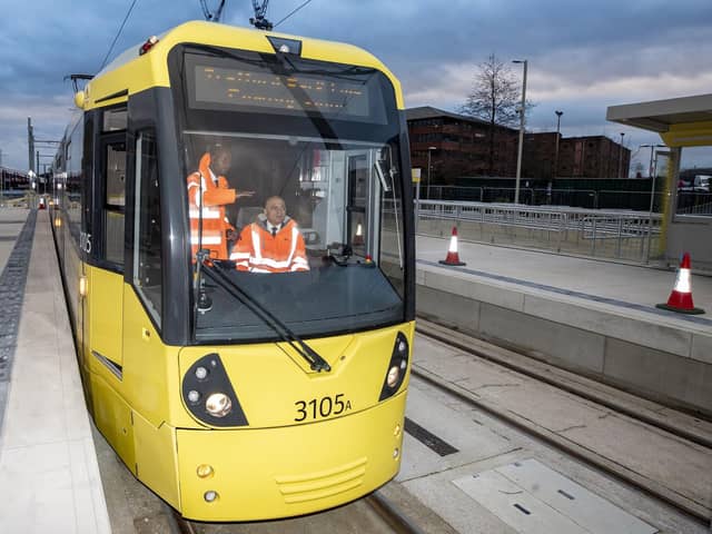 One of the development plan proposals is to bring Metrolink trams to the borough for the first time