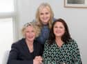 Victoria Melling, back, with newcomers to VM Family Law solicitor Mandy Rimmer and paralegal Vicky Jolley