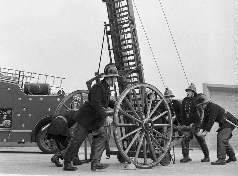 RETRO 1960sA series of photographs featuring Wigan Fire Brigade in action.