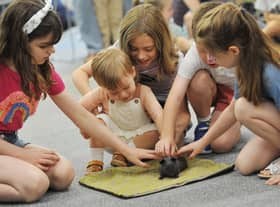Kids meet a Skinny Pig