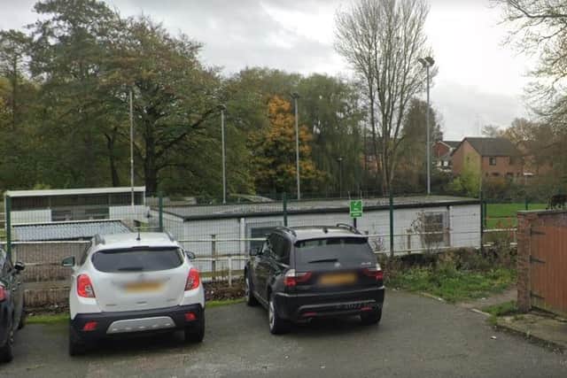 The car park close to where the dog's body was found