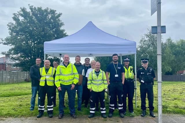 An Estate Tidy Up and Talk with Tenants event earlier in the week attended by the estate caretaking team, the Neighbourhood Tenancy team, and local neighbourhood police.