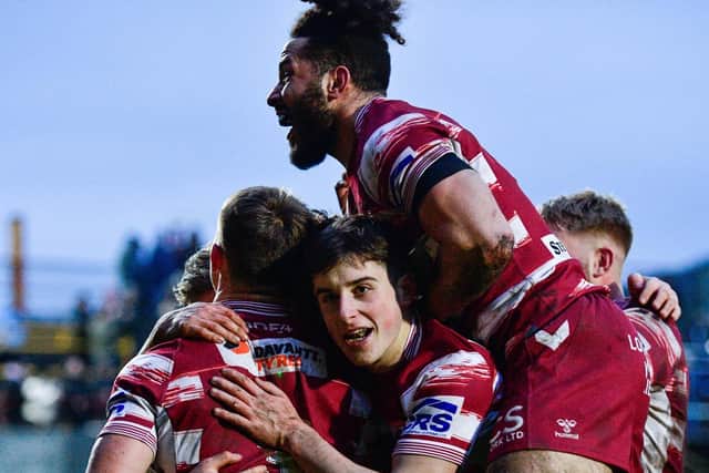 A young Wigan side overcame Whitehaven