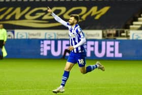 Jonny Smith scored his first goal for the club against Stockport