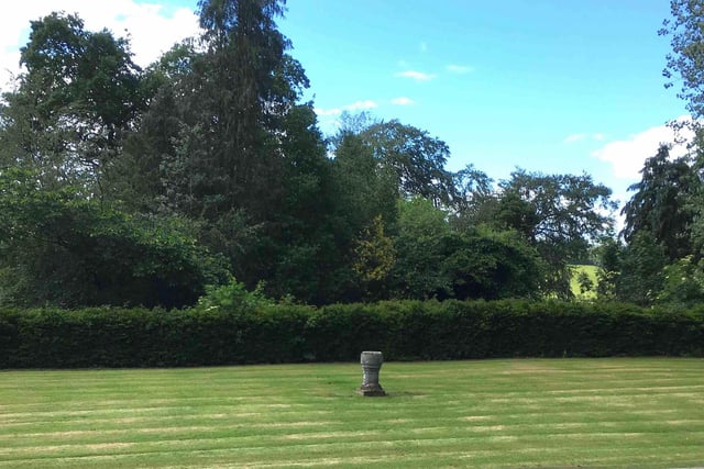 At the time of the Prince's visit, Lanark Community Development Trust had been considering ideas to make the sundial lawn more interesting.