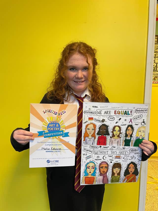 Mollie, one of the 2022 spirited arts winners
