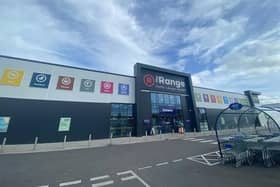 The Range at the Parsonage Retail Park, Leigh, in whose yard a fire broke out last night