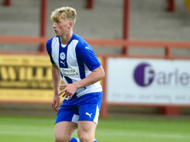 Jack Rogers played the closing stages of the friendly at Accrington on Saturday