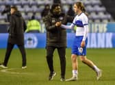 Kolo Toure  congratulates Thelo Aasgaard for his performance against Luton