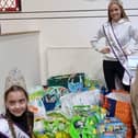 Erin and Ruby Cunliffe and their friend Lexi Smith have made a large donation to The Brick