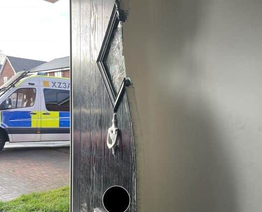 Police carried out the raid in the Hindley area this morning