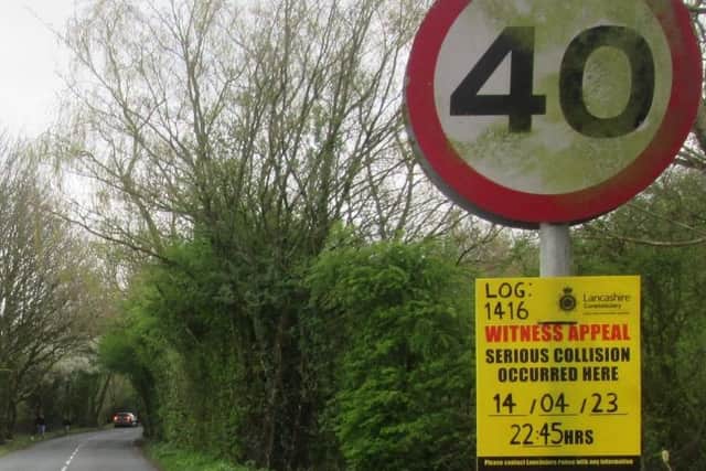 Police are appealing for witnesses to the collision on Cobbs Brow Lane, Skelmersdale