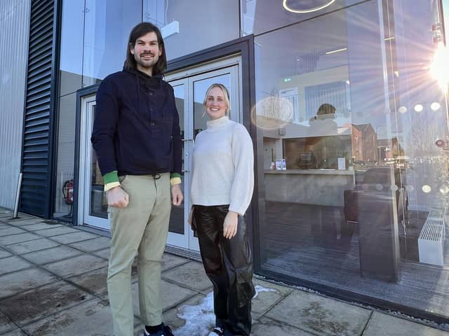 Matthew Wood and Hannah Tarbuck at The Edge