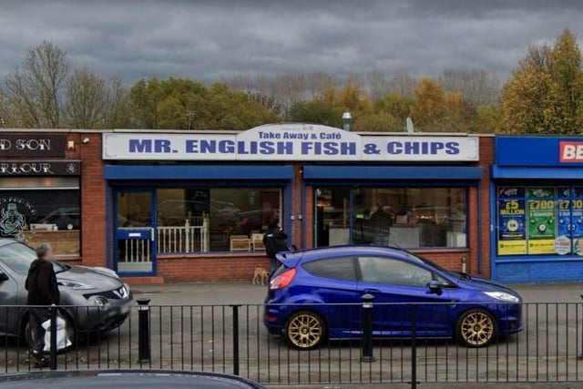Mr English on Wigan Road, Ashton-in-Makerfield, has a current 5 star rating