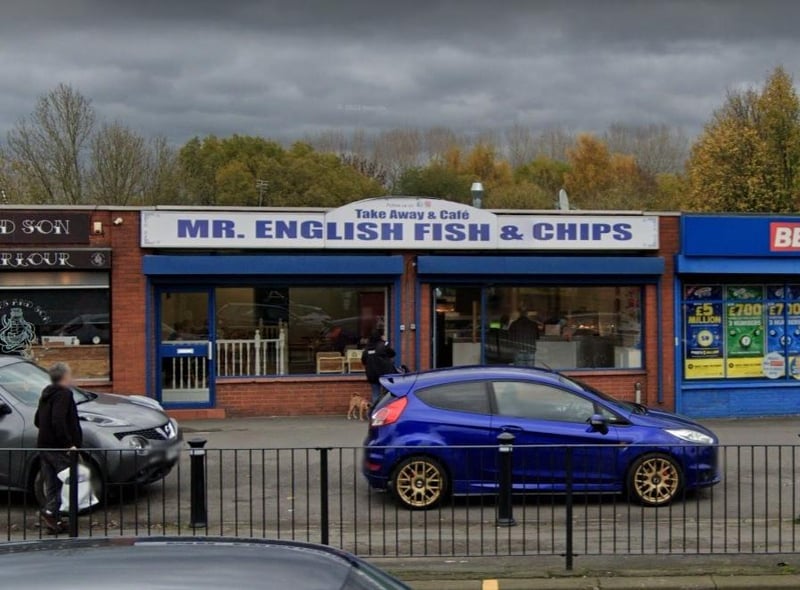 Mr English on Wigan Road, Ashton-in-Makerfield, has a current 5 star rating