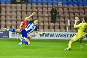 Thelo Aasgaard is denied an equaliser against Wycombe
