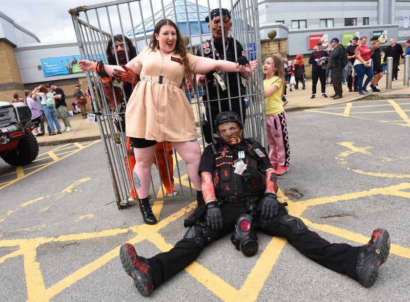 There were all sorts of costumes on show