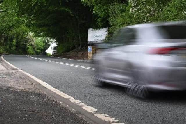 Chorley Road at Worthington near to where the crash took place