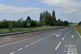 The A580 East Lancashire Road in Lowton was closed for several hours after the incident
