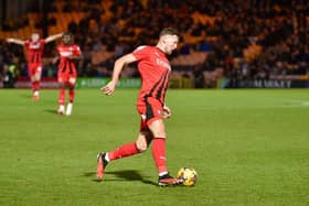 Charlie Wyke featured from the bench and scored his seventh goal in the 3-2 defeat to Port Vale