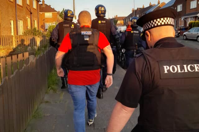 Police preparing for their dawn raids