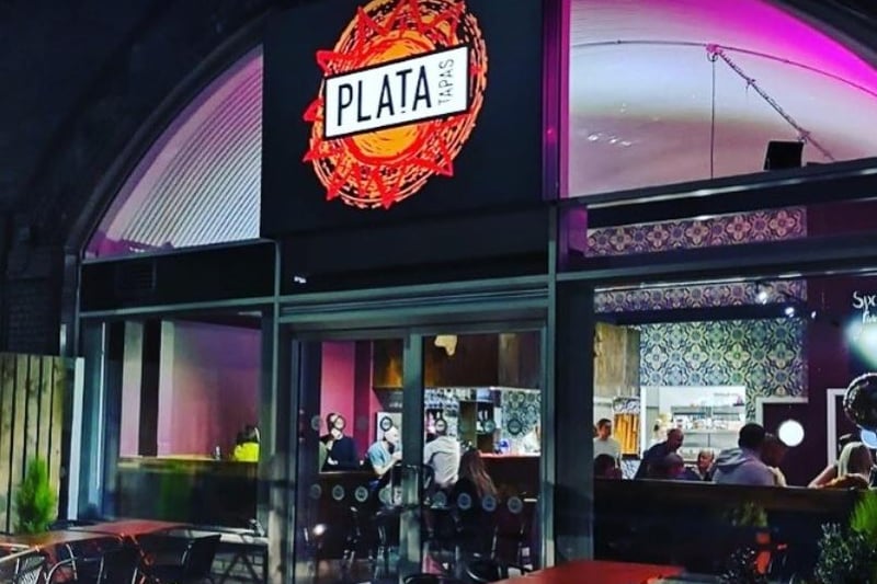 Plata Tapas in The Arches on Queen Street, Wigan, has a rating of 4.8 out of 5 from 108 Google reviews